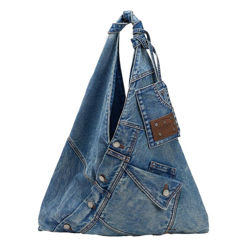 Stunning Denim Tote Shoulder Bag
