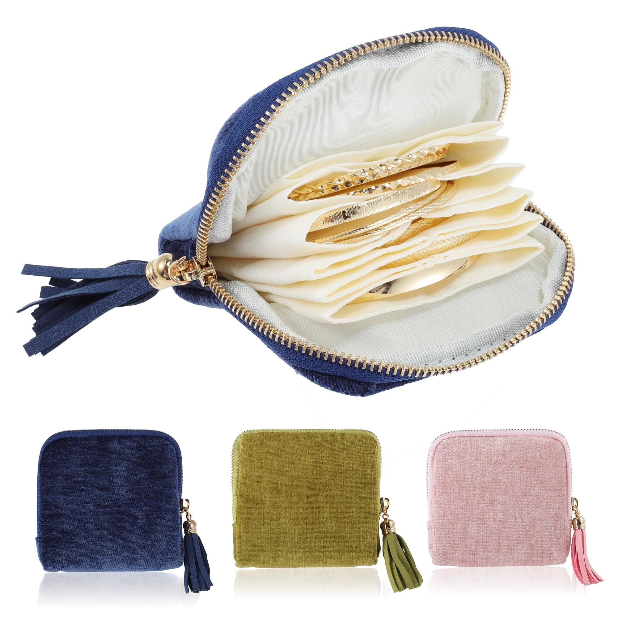 Travel Pouch Bag for Necklace Bracelet Rings Earring Storage