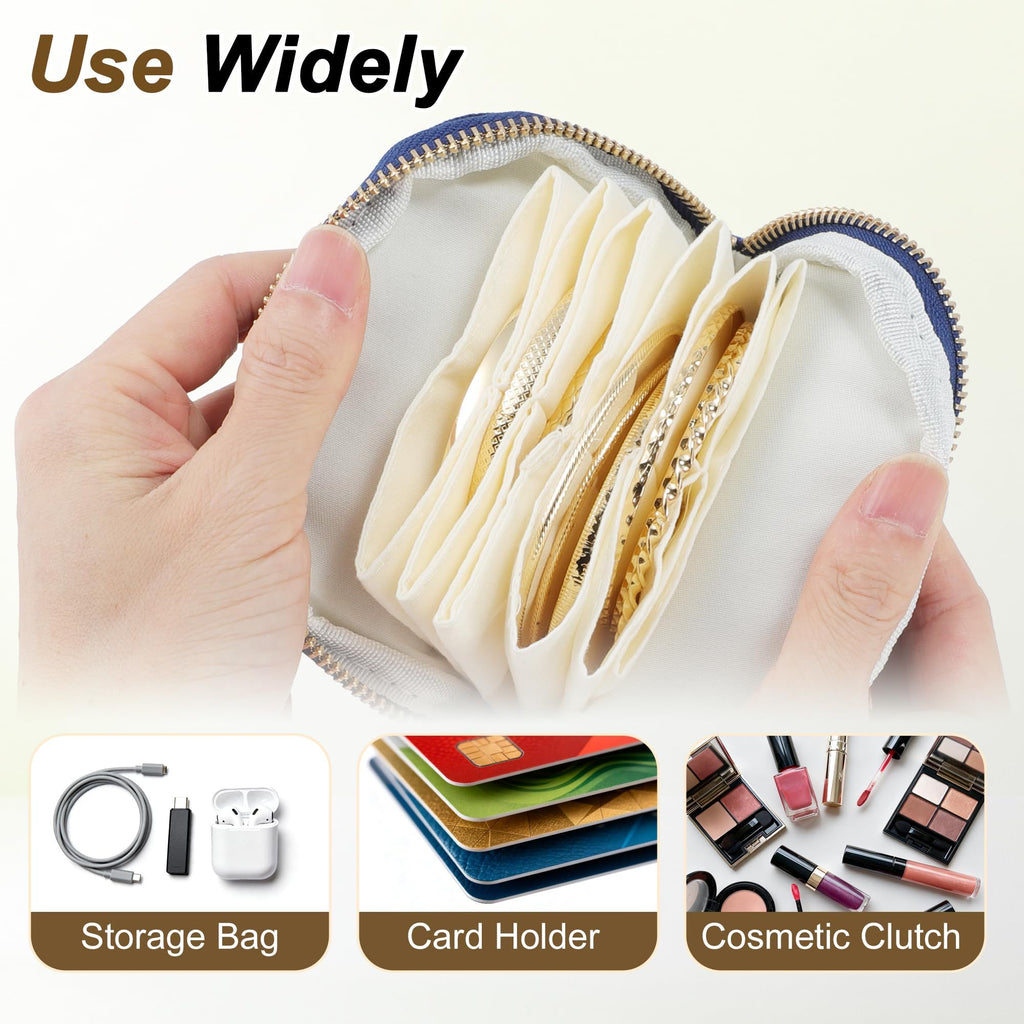 Travel Pouch Bag for Necklace Bracelet Rings Earring Storage